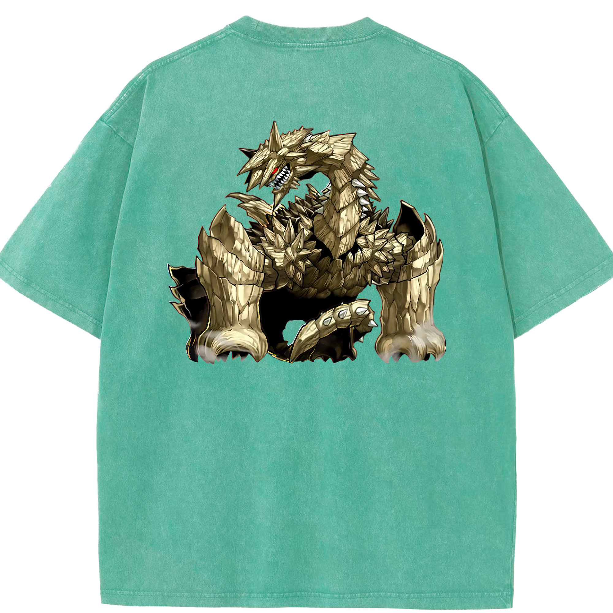 （画像用） 遊☆戯☆王 Yu-Gi-Oh! 綿100% ヴィンテージ風 半袖Tシャツ（背面プリント）